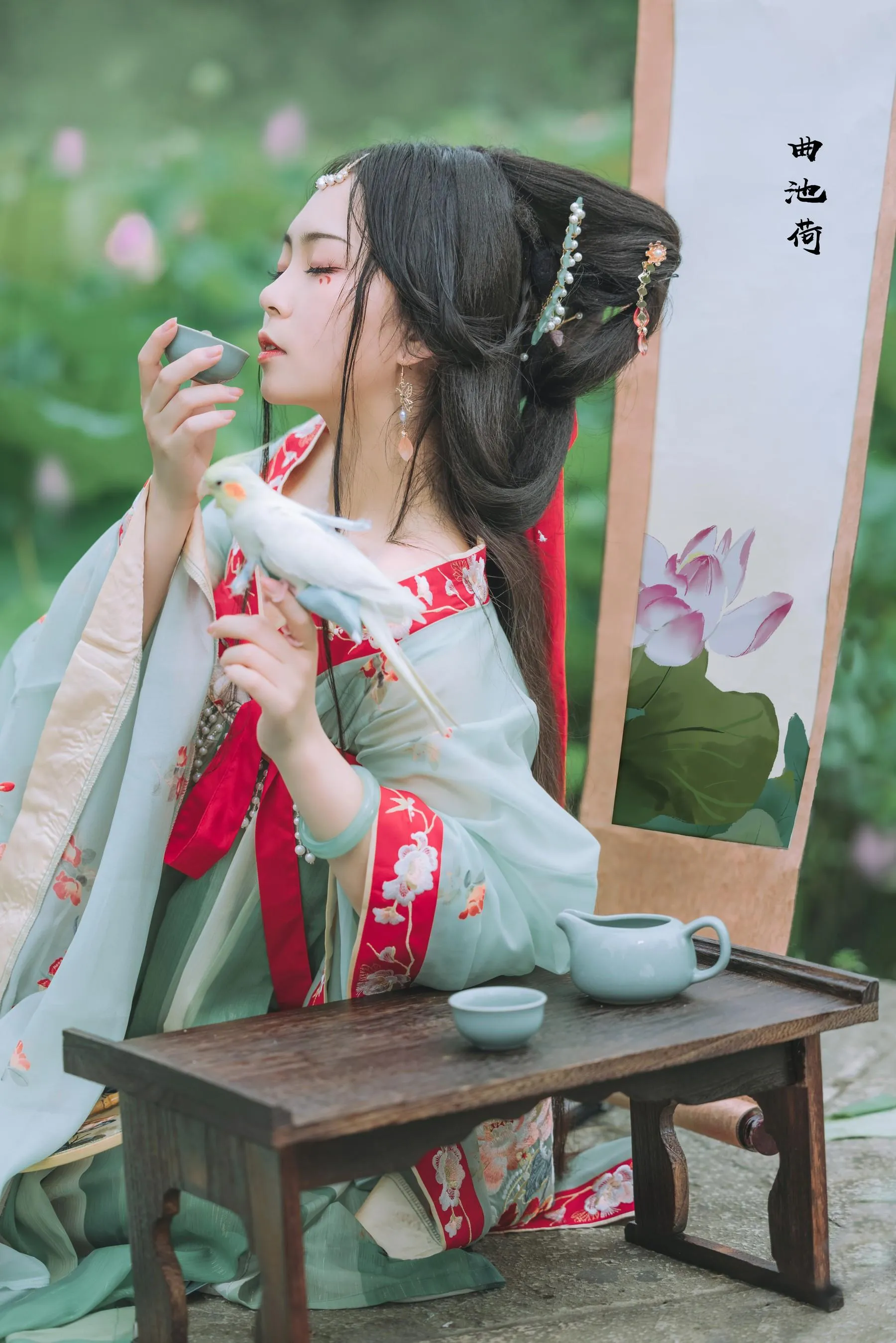 [YITUYU艺图语]2022.08.13 风荷举 阡墨红尘 [22P]插图6